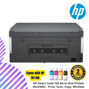 HP Smart Tank 720 All-in-One Printer (6UU46A) - Print, Scan, Copy, Wireless