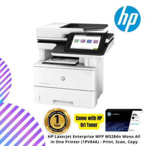 HP LaserJet Enterprise MFP M528dn Mono All in One Printer (1PV64A) - Print, Scan, Copy