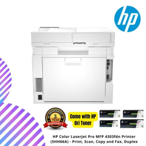 SHOPEELAZADA (6) HP Color LaserJet Pro MFP 4303fdn Printer (5HH66A) - Print, Scan, Copy and Fax, Duplex