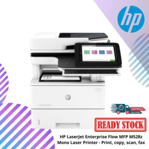 HP LaserJet Enterprise Flow MFP M528z Mono Laser Printer - Print, copy, scan, fax