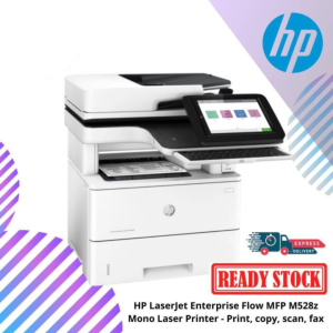 HP LaserJet Enterprise Flow MFP M528z Mono Laser Printer - Print, copy, scan, fax