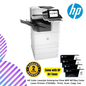 HP Color LaserJet Enterprise Flow MFP M776zs Color Laser Printer (T3U56A) - Print, Scan, Copy, Fax