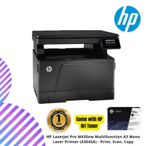 HP LaserJet Pro M435nw Multifunction A3 Mono Laser Printer (A3E42A) - Print, Scan, Copy