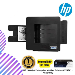 HP LaserJet Enterprise M806x+ Printer (CZ245A) - Print Only