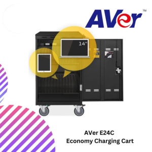 AVer E24C  24 bays, Tablets, Laptops & Chromebooks Economy Charge Cart