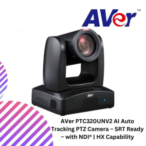 AVer PTC320UNV2 AI Auto Tracking PTZ Camera – SRT Ready – with NDI® | HX Capability