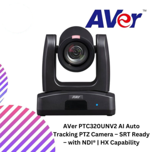 AVer PTC320UNV2 AI Auto Tracking PTZ Camera – SRT Ready – with NDI® | HX Capability