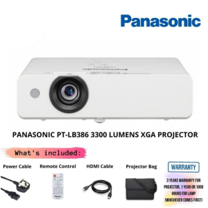 PANASONIC PT-LB386 3800 LUMENS XGA PROJECTOR