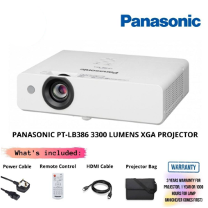 PANASONIC PT-LB386 3800 LUMENS XGA PROJECTOR