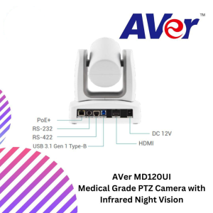 AVer MD120UI Medical Grade PTZ Camera with Infrared Night Vision