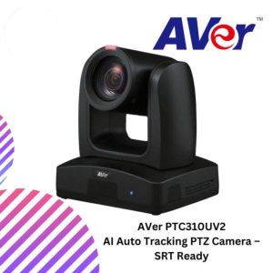 AVer PTC310UV2 AI Auto Tracking PTZ Camera – SRT Ready