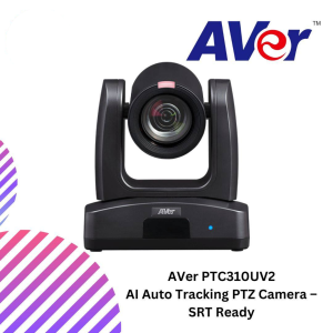 AVer PTC310UV2 AI Auto Tracking PTZ Camera – SRT Ready