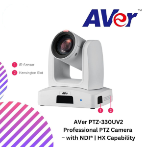 AVer PTZ-330UV2 Professional PTZ Camera  – with NDI® | HX Capability