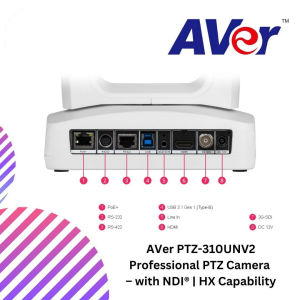 AVer PTZ-310UNV2 Professional PTZ Camera  – with NDI® | HX Capability