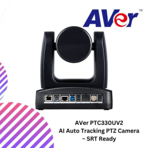 AVer PTC330UV2 AI Auto Tracking PTZ Camera – SRT Ready