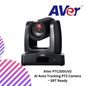 AVer PTC330UV2 AI Auto Tracking PTZ Camera – SRT Ready