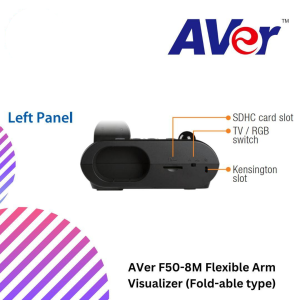 AVer F50-8M Flexible Arm Visualizer (Fold-able type)