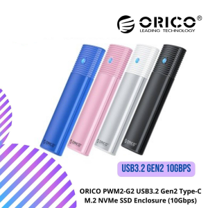 ORICO PWM2-G2 USB3.2 Gen2 Type-C M.2 NVMe SSD Enclosure (10Gbps)