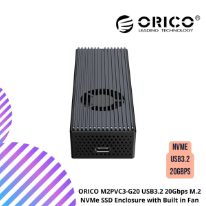 Orico M2P2J-C3 Dual Bay M.2 NVME SSD Enclosure