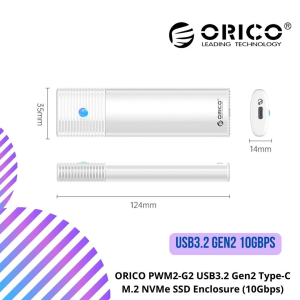 ORICO PWM2-G2 USB3.2 Gen2 Type-C M.2 NVMe SSD Enclosure (10Gbps)