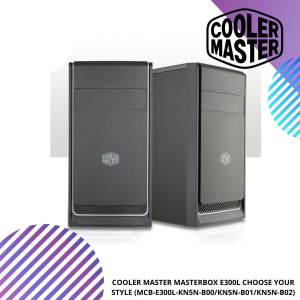 COOLER MASTER MasterBox E300L Mini Tower PC Case ( MCB-E300L-KN5N-B00 / MCB-E300L-KN5N-B01 / MCB-E300L-KN5N-B02)