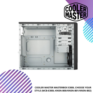 COOLER MASTER MasterBox E300L Mini Tower PC Case ( MCB-E300L-KN5N-B00 / MCB-E300L-KN5N-B01 / MCB-E300L-KN5N-B02)