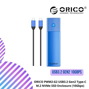 ORICO PWM2-G2 USB3.2 Gen2 Type-C M.2 NVMe SSD Enclosure (10Gbps)