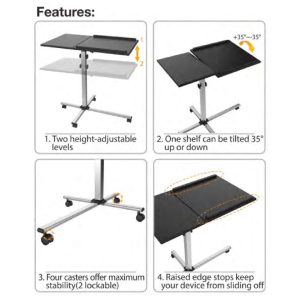 Brateck TS-2 Projector Laptop Trolley Cart Stand ( TS-2 )