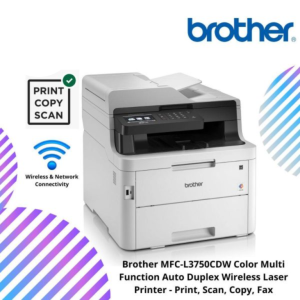 Brother MFC-L3750CDW Color Multi Function Auto Duplex Wireless Laser Printer - Print, Scan, Copy, Fax