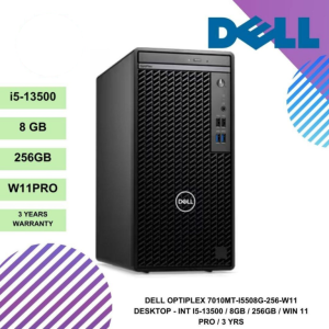 DELL OPTIPLEX 7010MT-I5508G-256-W11 DESKTOP - INT I5-13500 / 8GB / 256GB / WIN 11 PRO / 3 YRS