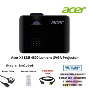 Acer X1128i 4800 Lumens SVGA Projector
