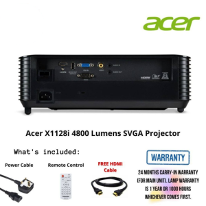 Acer X1128i 4800 Lumens SVGA Projector