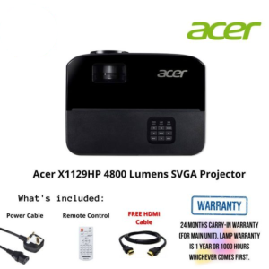Acer X1129HP 4800 Lumens SVGA Projector