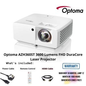 Optoma AZH360ST 3600 Lumens FHD DuraCore Laser Projector