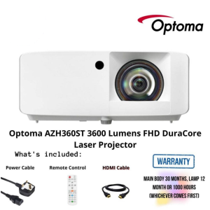 Optoma AZH360ST 3600 Lumens FHD DuraCore Laser Projector