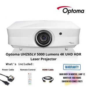 Optoma UHZ65LV 5000 Lumens 4K UHD HDR Laser Projector