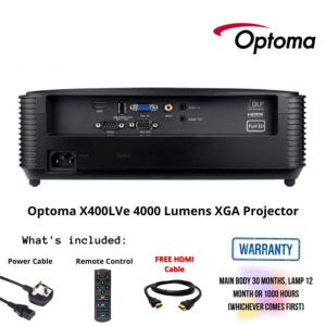 Optoma X400LVe 4000 Lumens XGA Projector