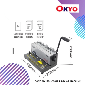 OKYO SD 1201 COMB BINDING MACHINE