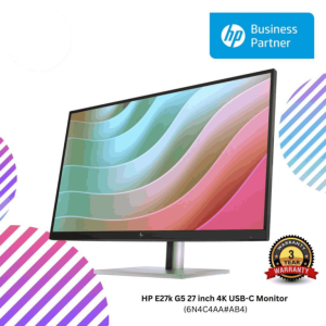 HP E27k G5 27 inch 4K USB-C Monitor  (6N4C4AA#AB4)