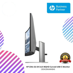 HP Z34c G3 34 inch WQHD Curved USB-C Monitor (30A19AA#AB4)