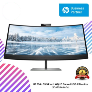 HP Z34c G3 34 inch WQHD Curved USB-C Monitor (30A19AA#AB4)