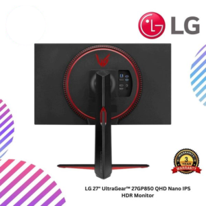 LG 27" UltraGear™ 27GP850 QHD Nano IPS HDR Monitor