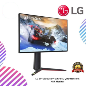 LG 27" UltraGear™ 27GP850 QHD Nano IPS HDR Monitor