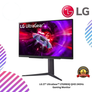 LG 27" UltraGear™ 27GR83Q QHD 240Hz Gaming Monitor