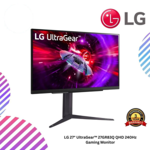 LG 27" UltraGear™ 27GR83Q QHD 240Hz Gaming Monitor