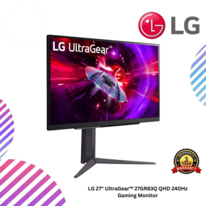 LG 27" UltraGear™ 27GR83Q QHD 240Hz Gaming Monitor