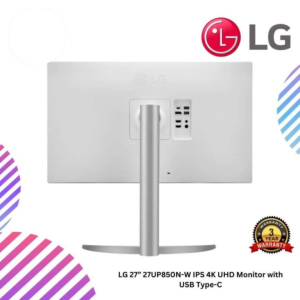LG 27” 27UP850N-W IPS 4K UHD Monitor with USB Type-C