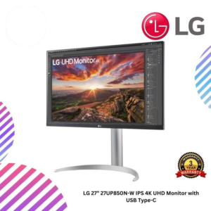 LG 27” 27UP850N-W IPS 4K UHD Monitor with USB Type-C