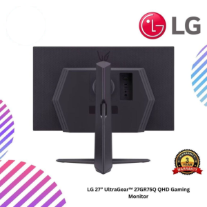 LG 27” UltraGear™ 27GR75Q QHD Gaming Monitor