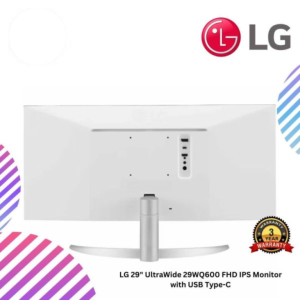 LG 29" UltraWide 29WQ600 FHD IPS Monitor with USB Type-C